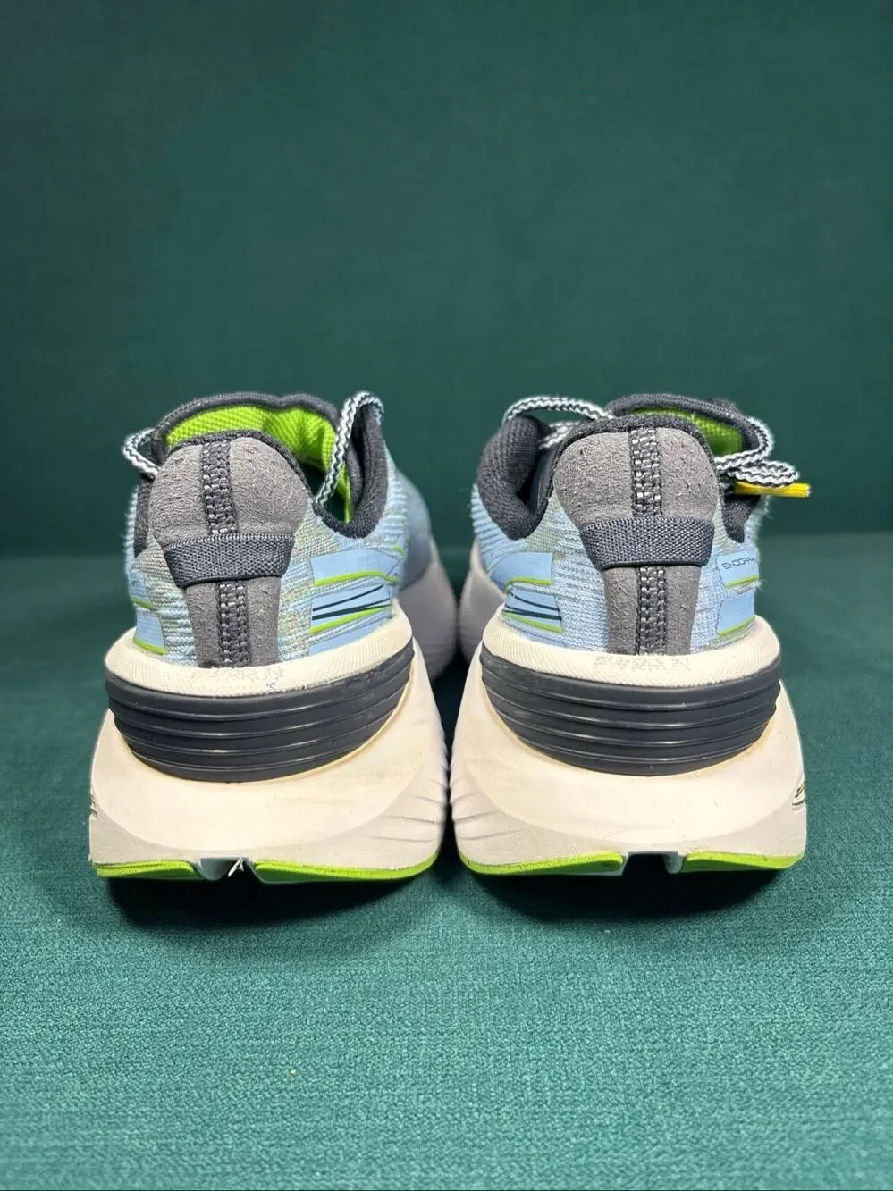 Saucony Endorphin Shift 3 Womens 8.5 Running Shoes Sky Blue Acid Lime S10813-35